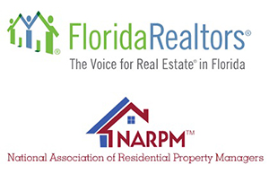 Florida Realtors and NARPM logo